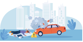 車禍事故示意插圖